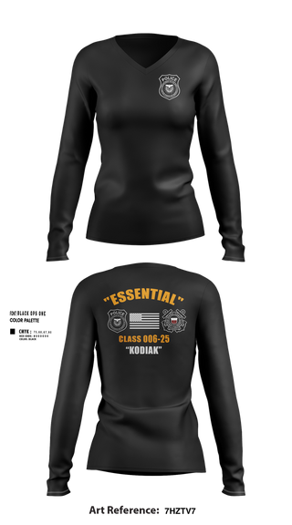 Womens Long Sleeve Vneck Shirt, CLASS 006-25, , Teamtime, Team time, sublimation, custom sports apparel, team uniforms, spirit wear, spiritwear, sports uniforms, custom shirts, team store, custom team store, fundraiser sports, apparel fundraiser