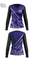 Weslaco Scorpions 41640937 Women's Long Sleeve V-neck Shirt - 4