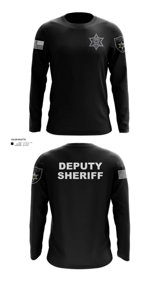 Long Sleeve Performance Shirt, Fayette County Sheriff WV, Police, Teamtime, Team time, sublimation, custom sports apparel, team uniforms, spirit wear, spiritwear, sports uniforms, custom shirts, team store, custom team store, fundraiser sports, apparel fundraiser