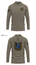 111th Ground Surgical Team Long Sleeve Performance Shirt with hood - 6