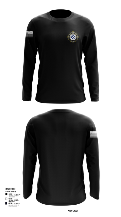 3rd Infantry Division 78750941 Long Sleeve Performance Shirt 101