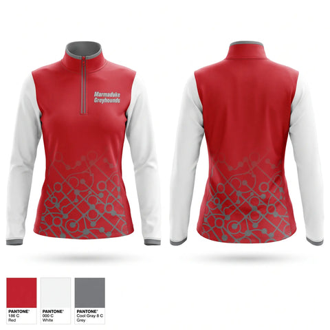 Quarter Zip Jacket, Marmaduke Greyhounds, Softball, Teamtime, Team time, sublimation, custom sports apparel, team uniforms, spirit wear, spiritwear, sports uniforms, custom shirts, team store, custom team store, fundraiser sports, apparel fundraiser