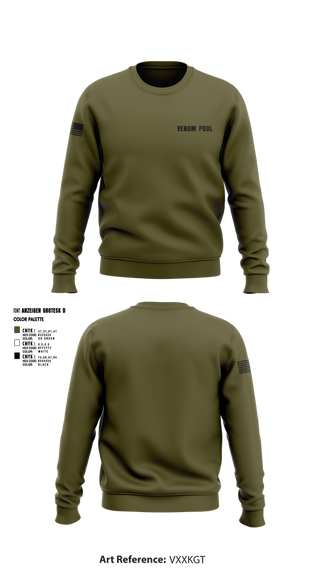 Crew Neck Sweatshirt, Venom Pool, , Teamtime, Team time, sublimation, custom sports apparel, team uniforms, spirit wear, spiritwear, sports uniforms, custom shirts, team store, custom team store, fundraiser sports, apparel fundraiser