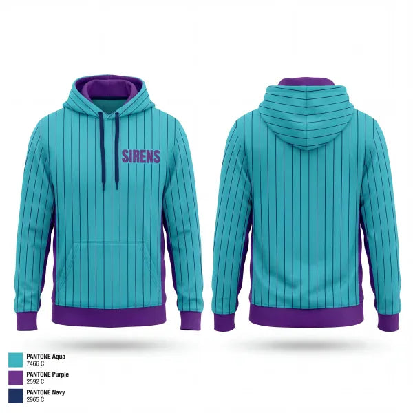 Hoodie, Sirens, Softball, Teamtime, Team time, sublimation, custom sports apparel, team uniforms, spirit wear, spiritwear, sports uniforms, custom shirts, team store, custom team store, fundraiser sports, apparel fundraiser