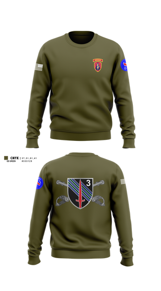 Crew Neck Sweatshirt, 5th SFAB, Army, Teamtime, Team time, sublimation, custom sports apparel, team uniforms, spirit wear, spiritwear, sports uniforms, custom shirts, team store, custom team store, fundraiser sports, apparel fundraiser