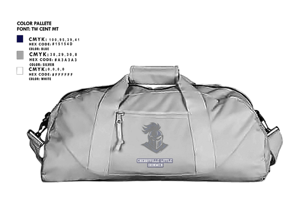 Duffle Bag, Cherryville Little Ironmen, , Teamtime, Team time, sublimation, custom sports apparel, team uniforms, spirit wear, spiritwear, sports uniforms, custom shirts, team store, custom team store, fundraiser sports, apparel fundraiser