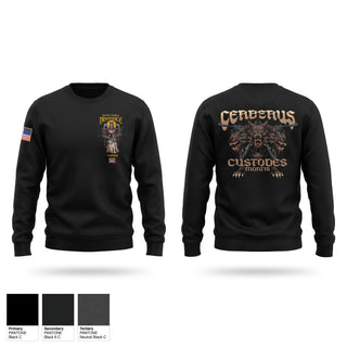 Crew Neck Sweatshirt, Cerberus Platoon C 3-6, Army, Teamtime, Team time, sublimation, custom sports apparel, team uniforms, spirit wear, spiritwear, sports uniforms, custom shirts, team store, custom team store, fundraiser sports, apparel fundraiser