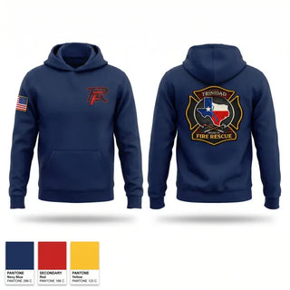 Hoodie, Trinidad Fire Rescue, Fire Department, Teamtime, Team time, sublimation, custom sports apparel, team uniforms, spirit wear, spiritwear, sports uniforms, custom shirts, team store, custom team store, fundraiser sports, apparel fundraiser