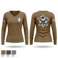 3rd Platoon Cco 2-37 AR 10849072 Women's Long Sleeve V-neck Shirt - 1