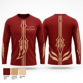 Long Sleeve Performance Shirt, Northview Chiefs, Softball, Teamtime, Team time, sublimation, custom sports apparel, team uniforms, spirit wear, spiritwear, sports uniforms, custom shirts, team store, custom team store, fundraiser sports, apparel fundraiser