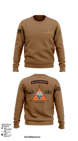 Crew Neck Sweatshirt, 1st PLT B Co 1-173IN, , Teamtime, Team time, sublimation, custom sports apparel, team uniforms, spirit wear, spiritwear, sports uniforms, custom shirts, team store, custom team store, fundraiser sports, apparel fundraiser
