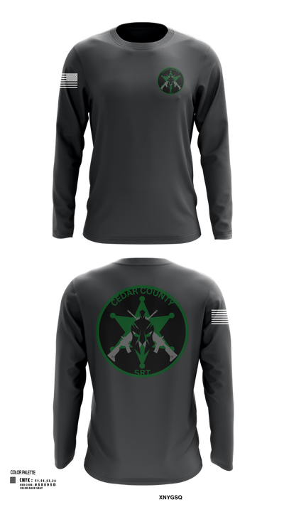 CEDAR COUNTY SRT 26939757 Long Sleeve Performance Shirt 2
