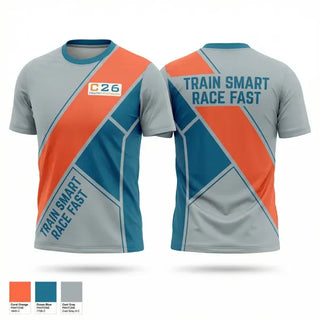 Soft Poly Tee Cotton Like Feel, C26 Youth Triathlon, Spirit Store, Teamtime, Team time, sublimation, custom sports apparel, team uniforms, spirit wear, spiritwear, sports uniforms, custom shirts, team store, custom team store, fundraiser sports, apparel fundraiser