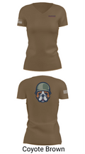 Indy Radio Platoon 10234991 Women's Short Sleeve V-neck Shirt - 8