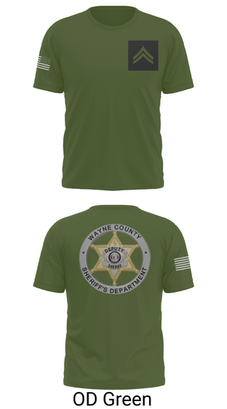 Short Sleeve Performance Shirt, Wayne County Sheriff’s Department, Police, Teamtime, Team time, sublimation, custom sports apparel, team uniforms, spirit wear, spiritwear, sports uniforms, custom shirts, team store, custom team store, fundraiser sports, apparel fundraiser