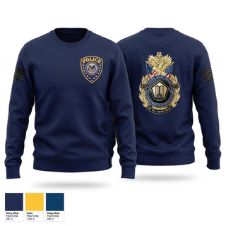 Crew Neck Sweatshirt, VETERANS affairs police, Police, Teamtime, Team time, sublimation, custom sports apparel, team uniforms, spirit wear, spiritwear, sports uniforms, custom shirts, team store, custom team store, fundraiser sports, apparel fundraiser