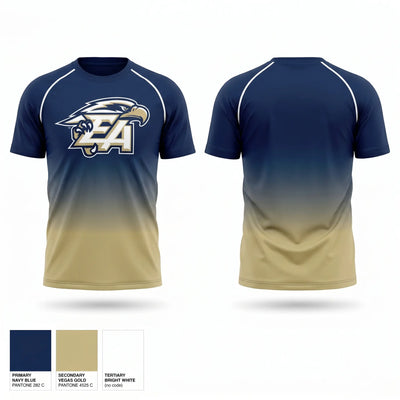 Everett Alvarez Eagles 10380799 Short Sleeve Performance Shirt - 2