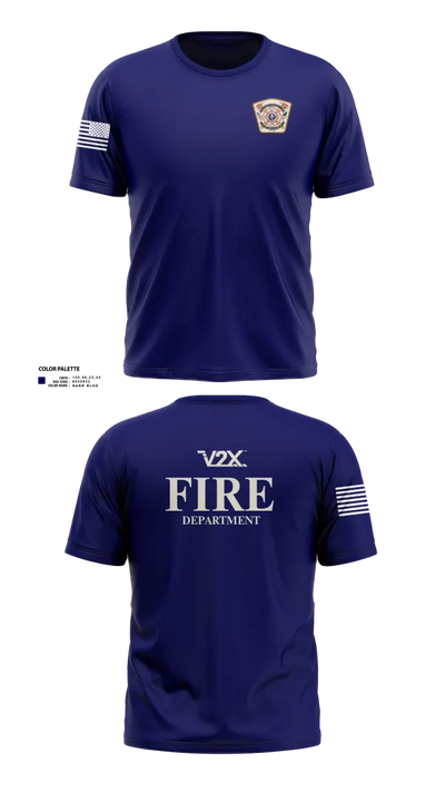 Camp Arifjan Fire Department 82810488 Short Sleeve Performance Shirt - 100
