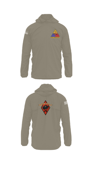 Windbreaker, Baker 4-60 ADAR, Army, Teamtime, Team time, sublimation, custom sports apparel, team uniforms, spirit wear, spiritwear, sports uniforms, custom shirts, team store, custom team store, fundraiser sports, apparel fundraiser
