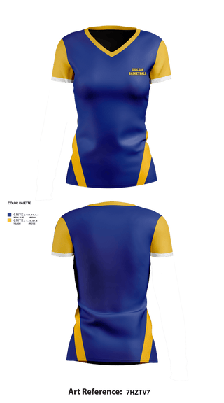 Womens Short Sleeve Vneck Shirt, Gholson, Women's Basketball, Teamtime, Team time, sublimation, custom sports apparel, team uniforms, spirit wear, spiritwear, sports uniforms, custom shirts, team store, custom team store, fundraiser sports, apparel fundraiser