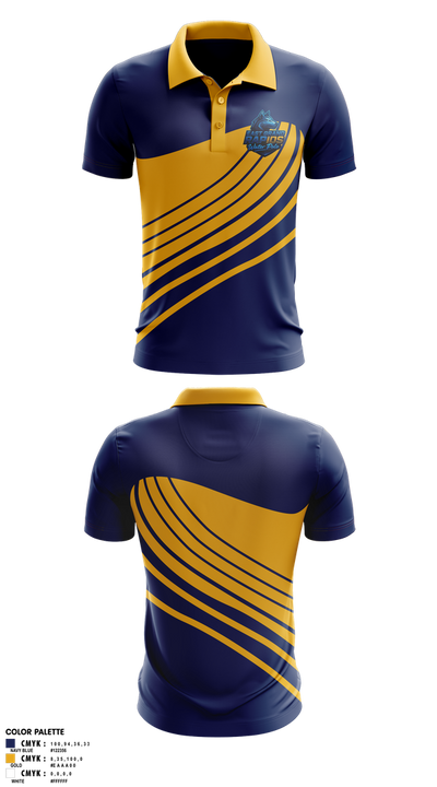 East Grand Rapids High School Water Polo 80527582 Short Sleeve Performance Polo - 3