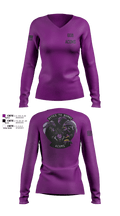 608 ACOMS 2726669 Women's Long Sleeve V-neck Shirt - 100