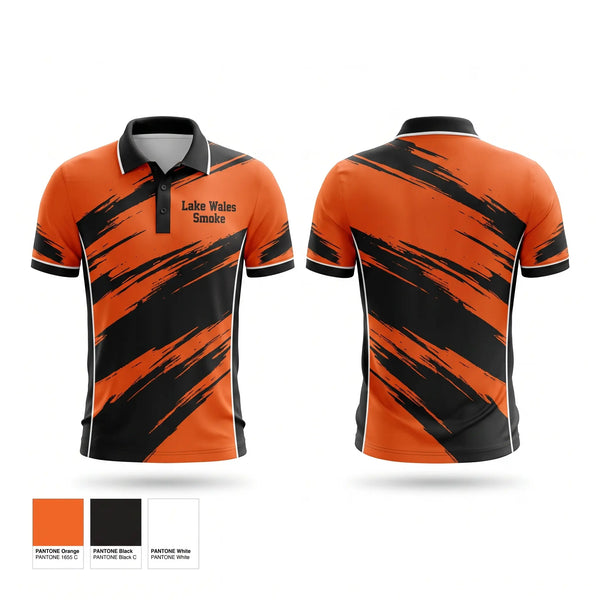 Short Sleeve Performance Polo, Lake Wales Smoke, Baseball, Teamtime, Team time, sublimation, custom sports apparel, team uniforms, spirit wear, spiritwear, sports uniforms, custom shirts, team store, custom team store, fundraiser sports, apparel fundraiser