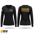 DHS/ICE Women's Long Sleeve V-neck Shirt - 1