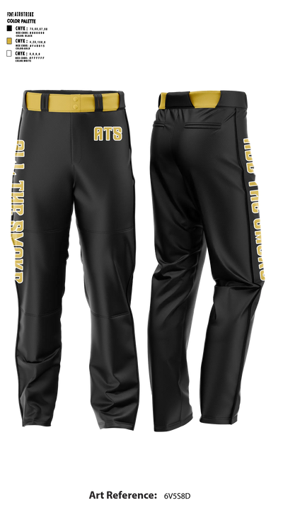ALL THE SMOKE Baseball Pants - 6