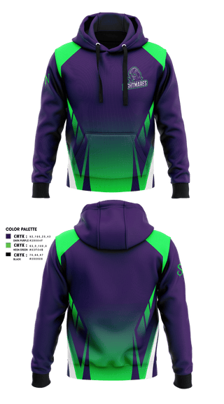 Hoodie, Santa Nella Nightmares, Softball, Teamtime, Team time, sublimation, custom sports apparel, team uniforms, spirit wear, spiritwear, sports uniforms, custom shirts, team store, custom team store, fundraiser sports, apparel fundraiser