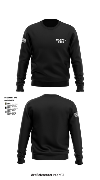 Crew Neck Sweatshirt, MCIPAC Brig, , Teamtime, Team time, sublimation, custom sports apparel, team uniforms, spirit wear, spiritwear, sports uniforms, custom shirts, team store, custom team store, fundraiser sports, apparel fundraiser