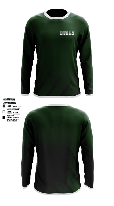 Bulls Long Sleeve Performance Shirt 1