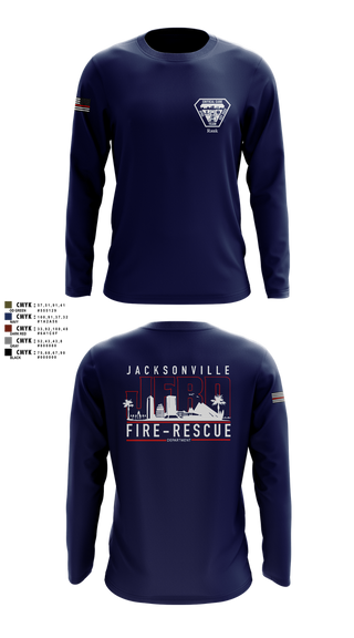 Long Sleeve Performance Shirt, JFRD Critical Care Team, Fire Department, Teamtime, Team time, sublimation, custom sports apparel, team uniforms, spirit wear, spiritwear, sports uniforms, custom shirts, team store, custom team store, fundraiser sports, apparel fundraiser
