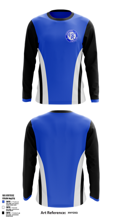 Central Bowling 44395791 Long Sleeve Performance Shirt 1
