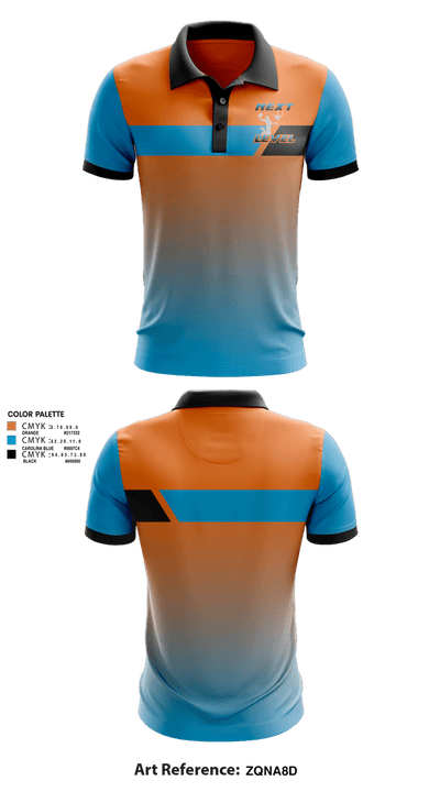 Next Level Basketball Short Sleeve Performance Polo - 1