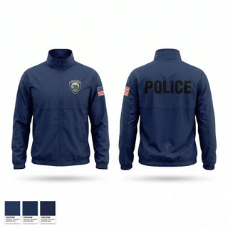 Windbreaker, Valparaiso Police Department, Police, Teamtime, Team time, sublimation, custom sports apparel, team uniforms, spirit wear, spiritwear, sports uniforms, custom shirts, team store, custom team store, fundraiser sports, apparel fundraiser