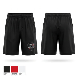 Athletic Shorts With Pockets, Neal & Associates, Police, Teamtime, Team time, sublimation, custom sports apparel, team uniforms, spirit wear, spiritwear, sports uniforms, custom shirts, team store, custom team store, fundraiser sports, apparel fundraiser
