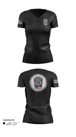 Womens Short Sleeve Vneck Shirt, Pennridge Regional Police, Police, Teamtime, Team time, sublimation, custom sports apparel, team uniforms, spirit wear, spiritwear, sports uniforms, custom shirts, team store, custom team store, fundraiser sports, apparel fundraiser