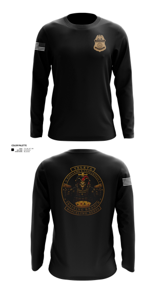 Long Sleeve Performance Shirt, Firearms Instructor, Police, Teamtime, Team time, sublimation, custom sports apparel, team uniforms, spirit wear, spiritwear, sports uniforms, custom shirts, team store, custom team store, fundraiser sports, apparel fundraiser