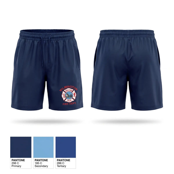 Athletic Shorts With Pockets, Wilmington fire department, Fire Department, Teamtime, Team time, sublimation, custom sports apparel, team uniforms, spirit wear, spiritwear, sports uniforms, custom shirts, team store, custom team store, fundraiser sports, apparel fundraiser