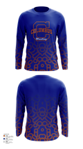 Columbus High School Wrestling 82810722 Long Sleeve Rash Guard Shirt - 22
