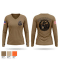 Carnage Company Women's Long Sleeve V-neck Shirt - 1