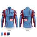 Carolina Rays Quarter Zip Jacket - 1