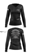 Harris county pct 1 swat 4361833 Women's Long Sleeve V-neck Shirt - 2