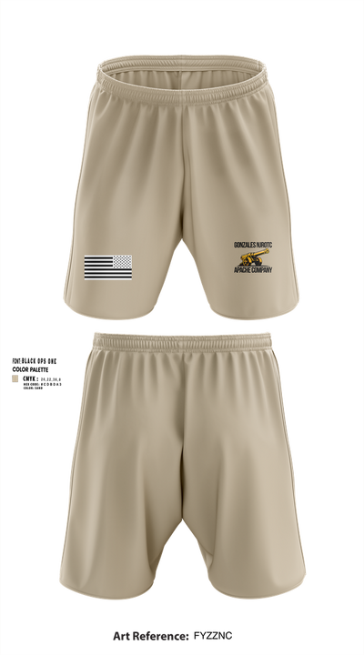 NJROTC Apache Company 29120146 Athletic Shorts With Pockets - 100