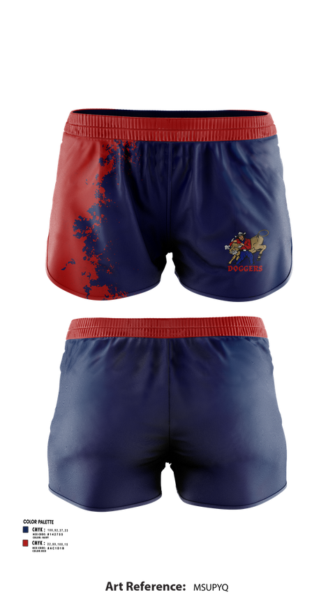 Womens Shorts, Doggers, , Teamtime, Team time, sublimation, custom sports apparel, team uniforms, spirit wear, spiritwear, sports uniforms, custom shirts, team store, custom team store, fundraiser sports, apparel fundraiser