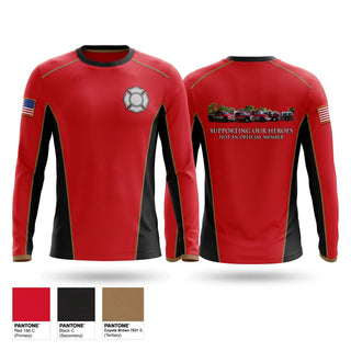 Long Sleeve Performance Shirt, Eastern Garrett vol fire & rescue dept, Fire Department, Teamtime, Team time, sublimation, custom sports apparel, team uniforms, spirit wear, spiritwear, sports uniforms, custom shirts, team store, custom team store, fundraiser sports, apparel fundraiser