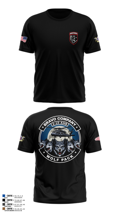 2-10 AHB Knighthawks 14380811 Short Sleeve Performance Shirt - 62