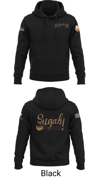 Hoodie, Sugah Please Breakfast Brunch Bar, , Teamtime, Team time, sublimation, custom sports apparel, team uniforms, spirit wear, spiritwear, sports uniforms, custom shirts, team store, custom team store, fundraiser sports, apparel fundraiser