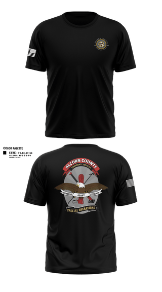 Old School Cotton Feel Shirt, Alcorn County Special Operations, Fire Department, Teamtime, Team time, sublimation, custom sports apparel, team uniforms, spirit wear, spiritwear, sports uniforms, custom shirts, team store, custom team store, fundraiser sports, apparel fundraiser